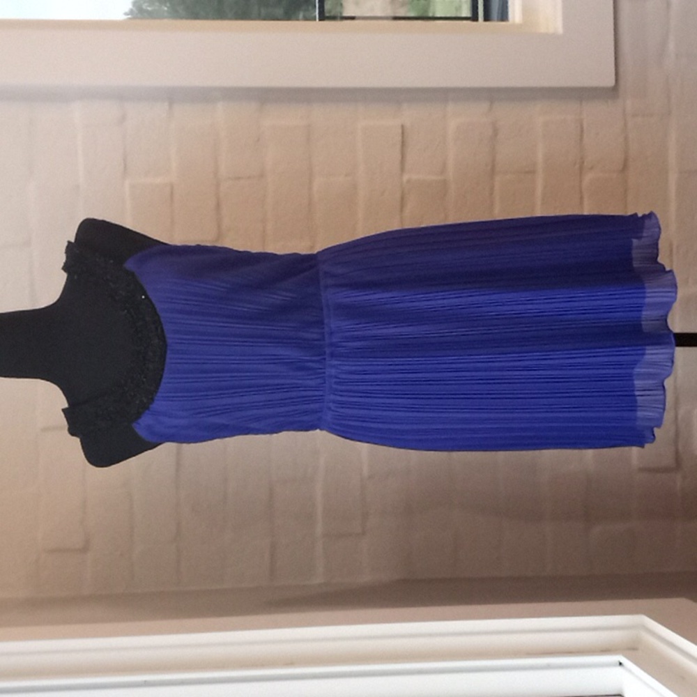 Pleated Beaded Dress